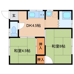 興津駅 バス4分  清見潟下車：停歩4分 2階の物件間取画像